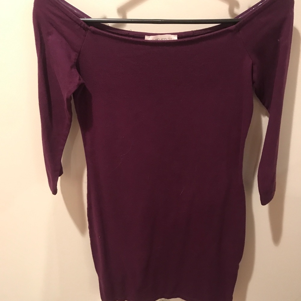 purple dress